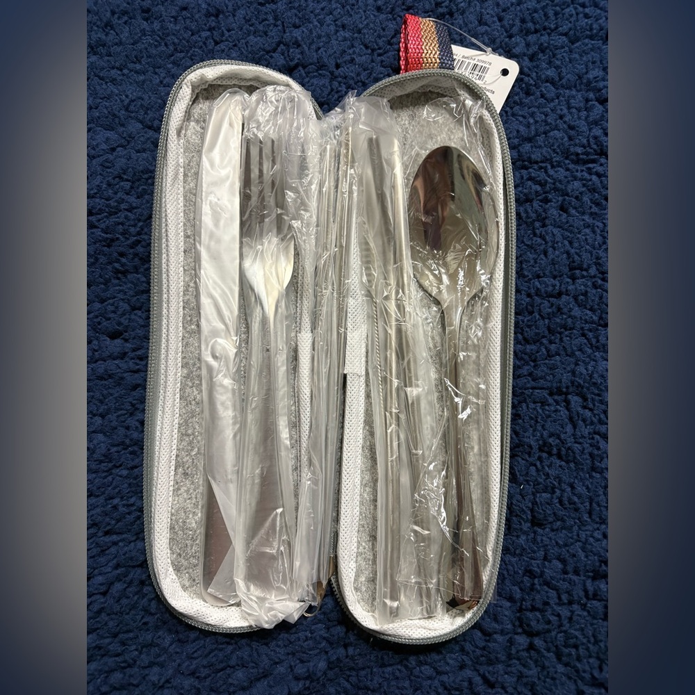 Stainless Steel Cutlery Set with Case